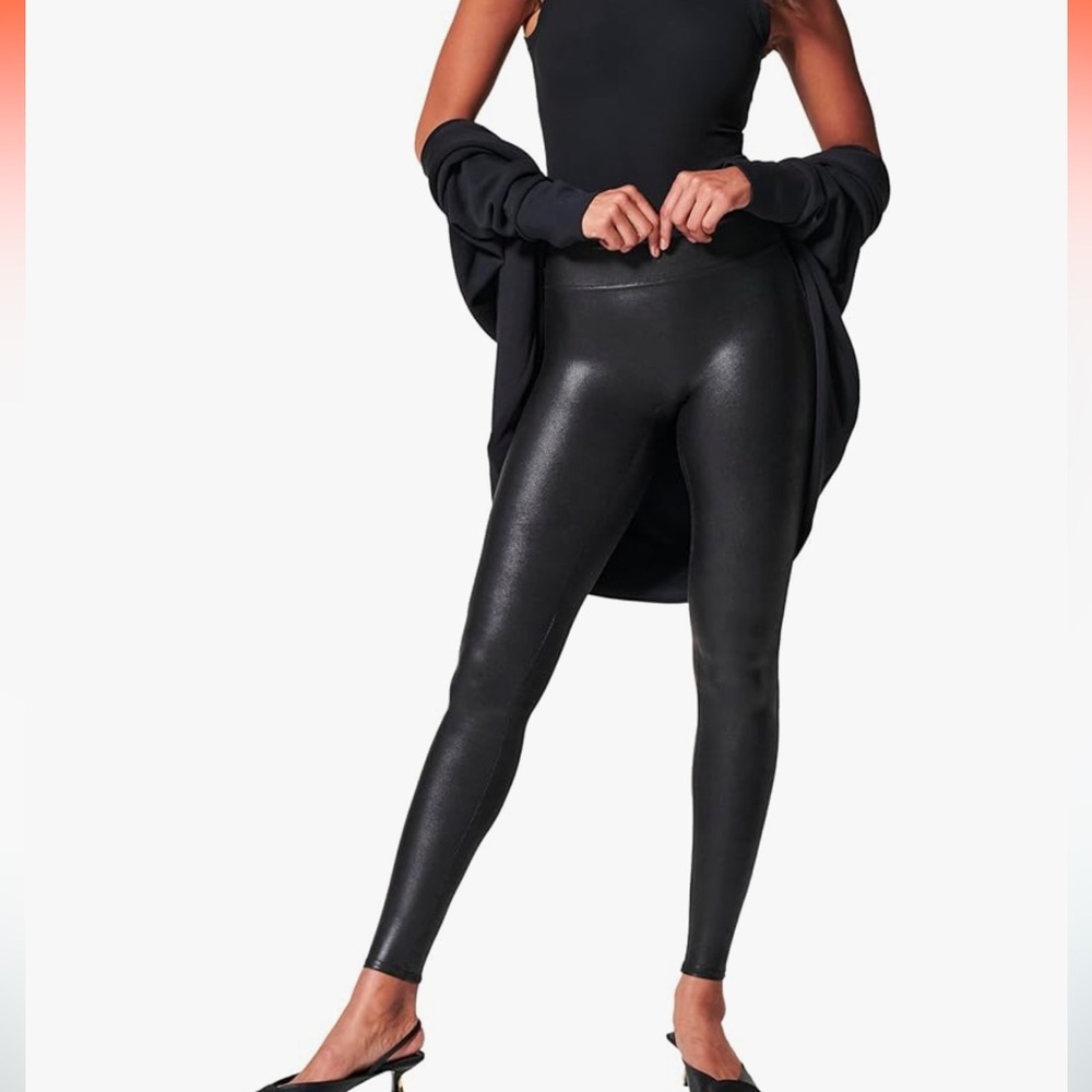 Spanx faux leather leggings
